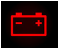 Battery Charge Warning Light